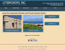 Tablet Screenshot of citibrokersinc.com